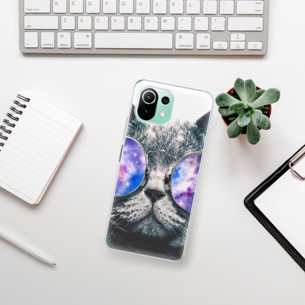 Silikonové pouzdro iSaprio - Xiaomi Mi 11 Lite / Xiaomi 11 Lite 5G NE - Galaxy Cat