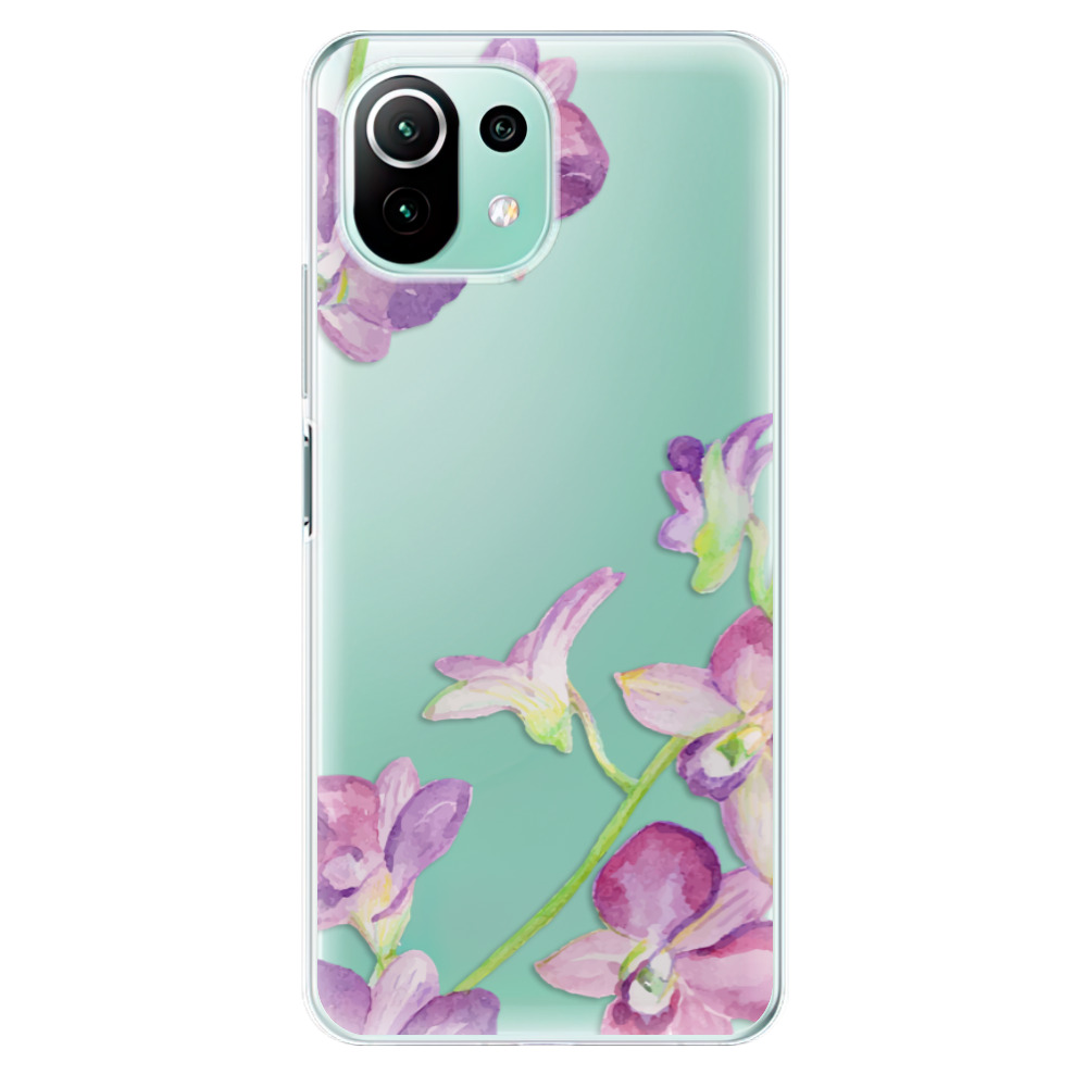 Odolné silikonové pouzdro iSaprio - Purple Orchid - Xiaomi Mi 11 Lite
