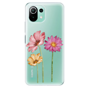 Silikonové pouzdro iSaprio - Xiaomi Mi 11 Lite / Xiaomi 11 Lite 5G NE - Three Flowers