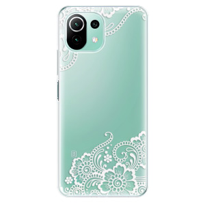 Silikonové pouzdro iSaprio - Xiaomi Mi 11 Lite / Xiaomi 11 Lite 5G NE - White Lace 02