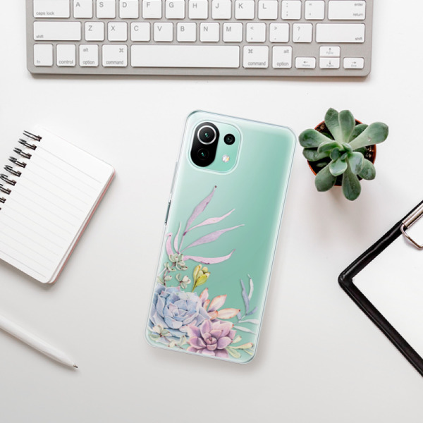 Silikonové pouzdro iSaprio - Xiaomi Mi 11 Lite / Xiaomi 11 Lite 5G NE - Succulent 01
