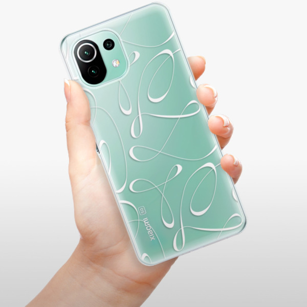 Silikonové pouzdro iSaprio - Xiaomi Mi 11 Lite / Xiaomi 11 Lite 5G NE - Fancy white