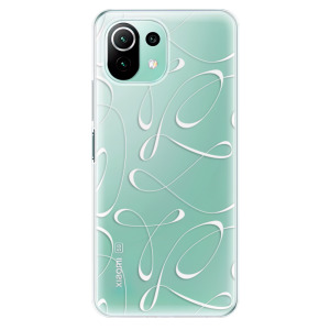 Silikonové pouzdro iSaprio - Xiaomi Mi 11 Lite / Xiaomi 11 Lite 5G NE - Fancy white