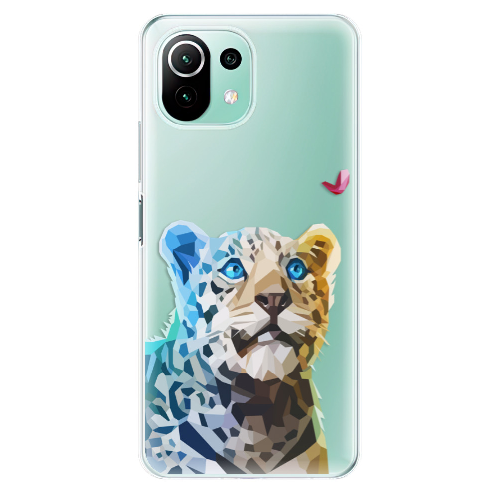 Odolné silikonové pouzdro iSaprio - Leopard With Butterfly - Xiaomi Mi 11 Lite
