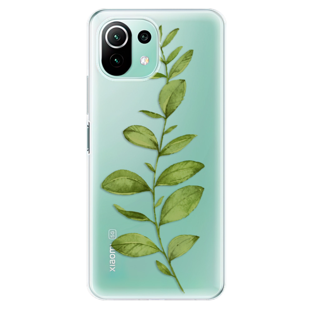 Odolné silikonové pouzdro iSaprio - Green Plant 01 - Xiaomi Mi 11 Lite