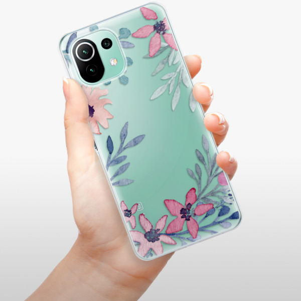 Silikonové pouzdro iSaprio - Xiaomi Mi 11 Lite / Xiaomi 11 Lite 5G NE - Leaves and Flowers