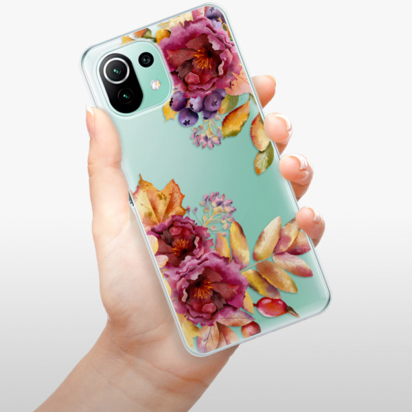 Silikonové pouzdro iSaprio - Xiaomi Mi 11 Lite / Xiaomi 11 Lite 5G NE - Fall Flowers