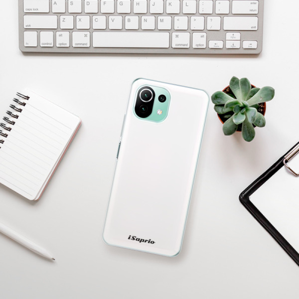 Silikonové pouzdro iSaprio - Xiaomi Mi 11 Lite / Xiaomi 11 Lite 5G NE - 4Pure bílé
