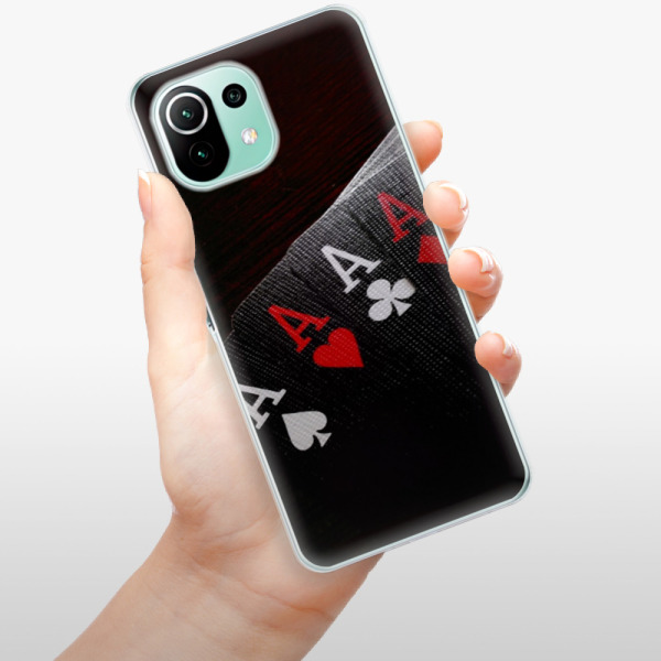 Silikonové pouzdro iSaprio - Xiaomi Mi 11 Lite / Xiaomi 11 Lite 5G NE - Poker