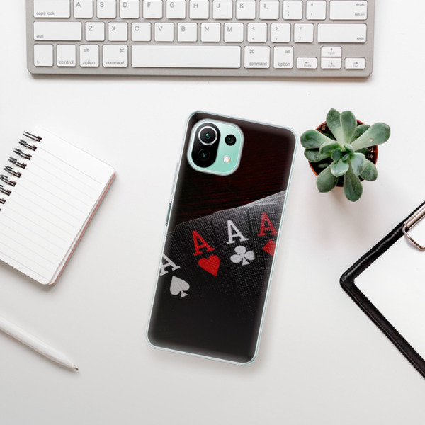 Silikonové pouzdro iSaprio - Xiaomi Mi 11 Lite / Xiaomi 11 Lite 5G NE - Poker