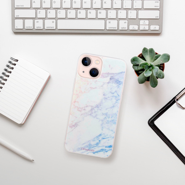 Silikonové pouzdro iSaprio - Apple iPhone 13 Mini - Raibow Marble 10