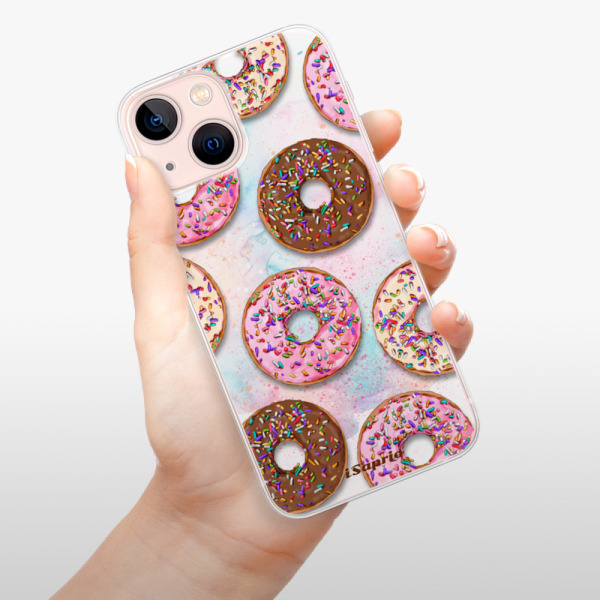 Silikonové pouzdro iSaprio - Apple iPhone 13 Mini - Donuts 11
