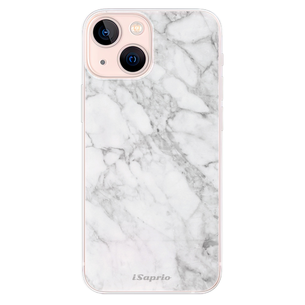 Odolné silikonové pouzdro iSaprio - SilverMarble 14 - iPhone 13 mini