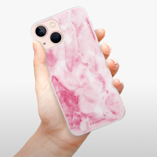 Silikonové pouzdro iSaprio - Apple iPhone 13 Mini - RoseMarble 16