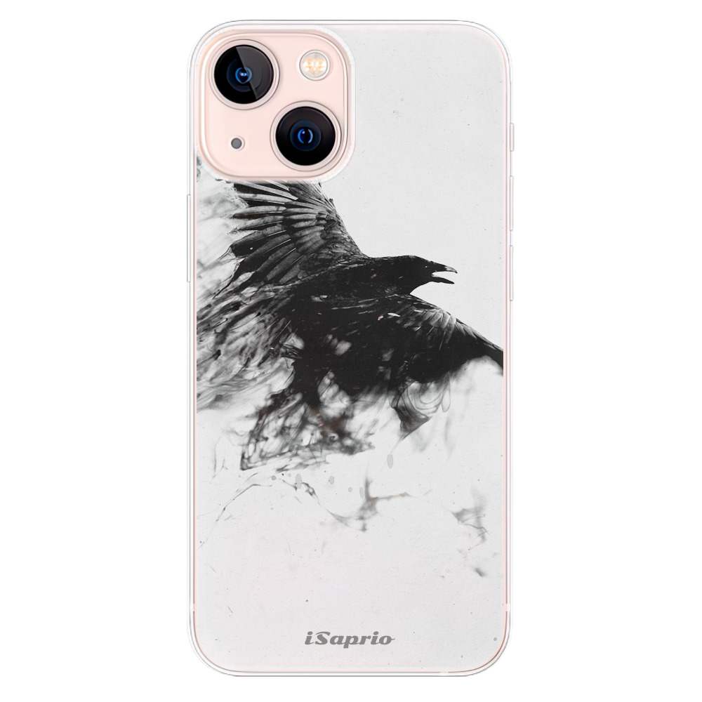 Odolné silikonové pouzdro iSaprio - Dark Bird 01 na mobil Apple iPhone 13 Mini (Odolný silikonový kryt, obal, pouzdro iSaprio - Dark Bird 01 na mobilní telefon Apple iPhone 13 Mini)