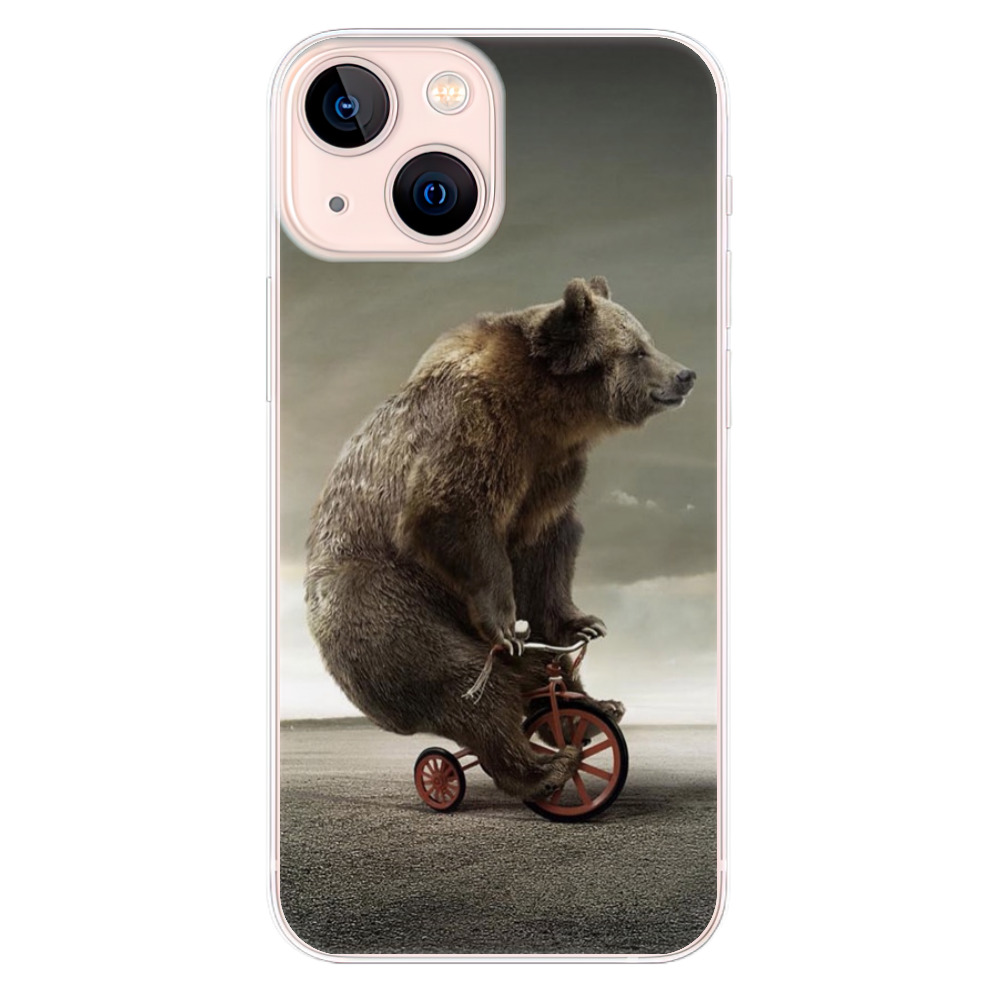 Odolné silikonové pouzdro iSaprio - Bear 01 na mobil Apple iPhone 13 Mini (Odolný silikonový kryt, obal, pouzdro iSaprio - Bear 01 na mobilní telefon Apple iPhone 13 Mini)