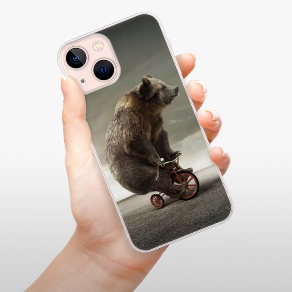 Silikonové pouzdro iSaprio - Apple iPhone 13 Mini - Bear 01