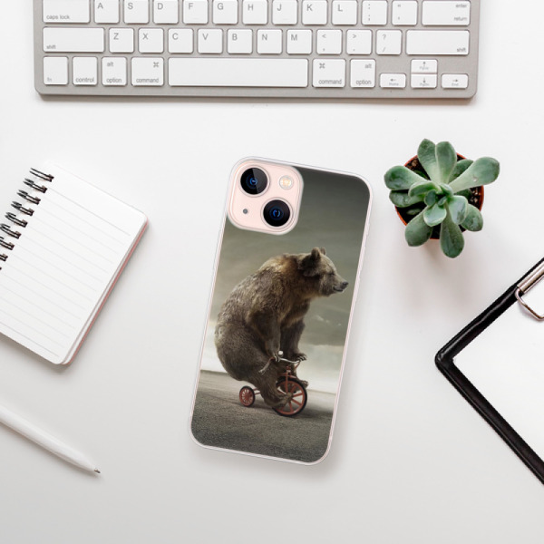 Silikonové pouzdro iSaprio - Apple iPhone 13 Mini - Bear 01