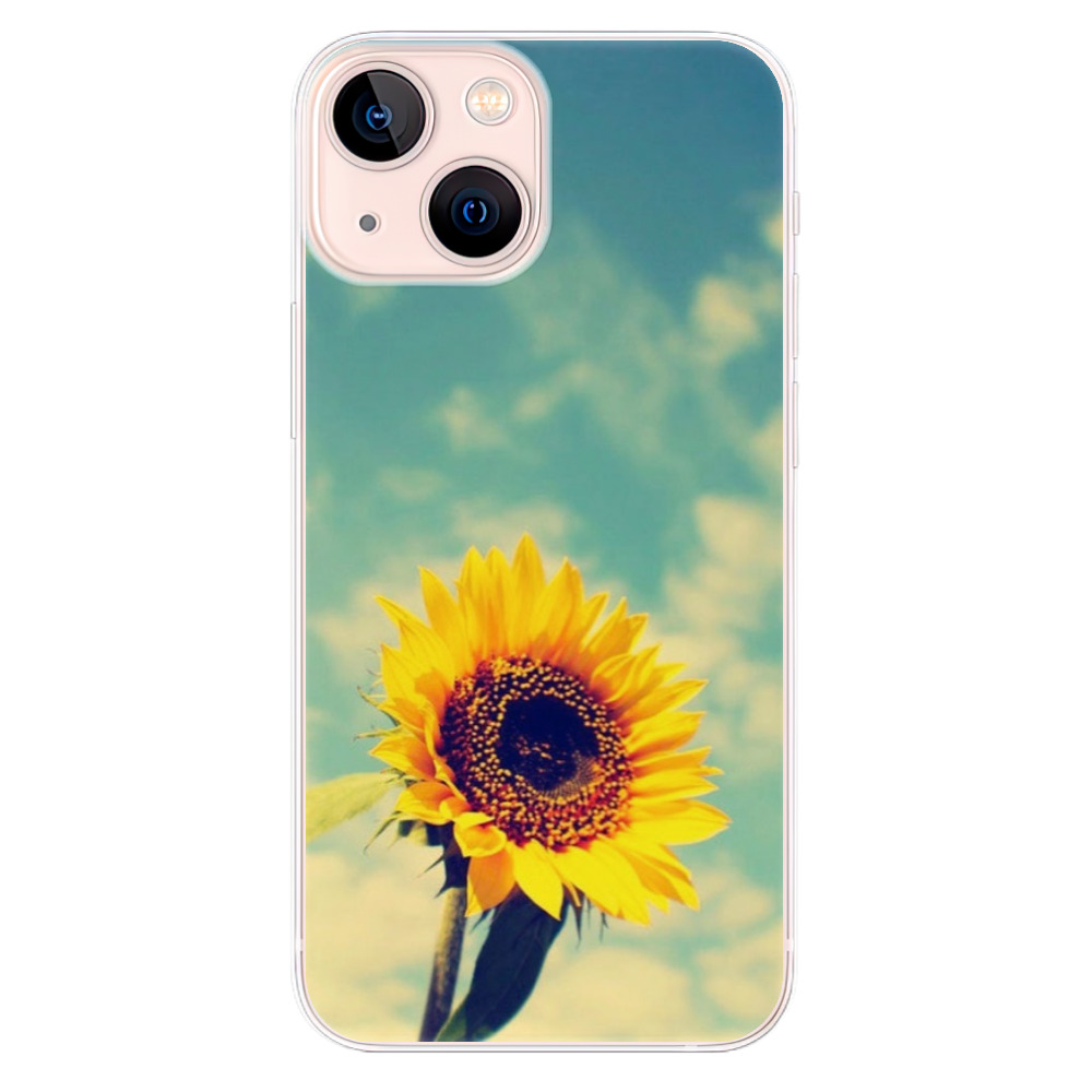 Odolné silikonové pouzdro iSaprio - Sunflower 01 na mobil Apple iPhone 13 Mini (Odolný silikonový kryt, obal, pouzdro iSaprio - Sunflower 01 na mobilní telefon Apple iPhone 13 Mini)