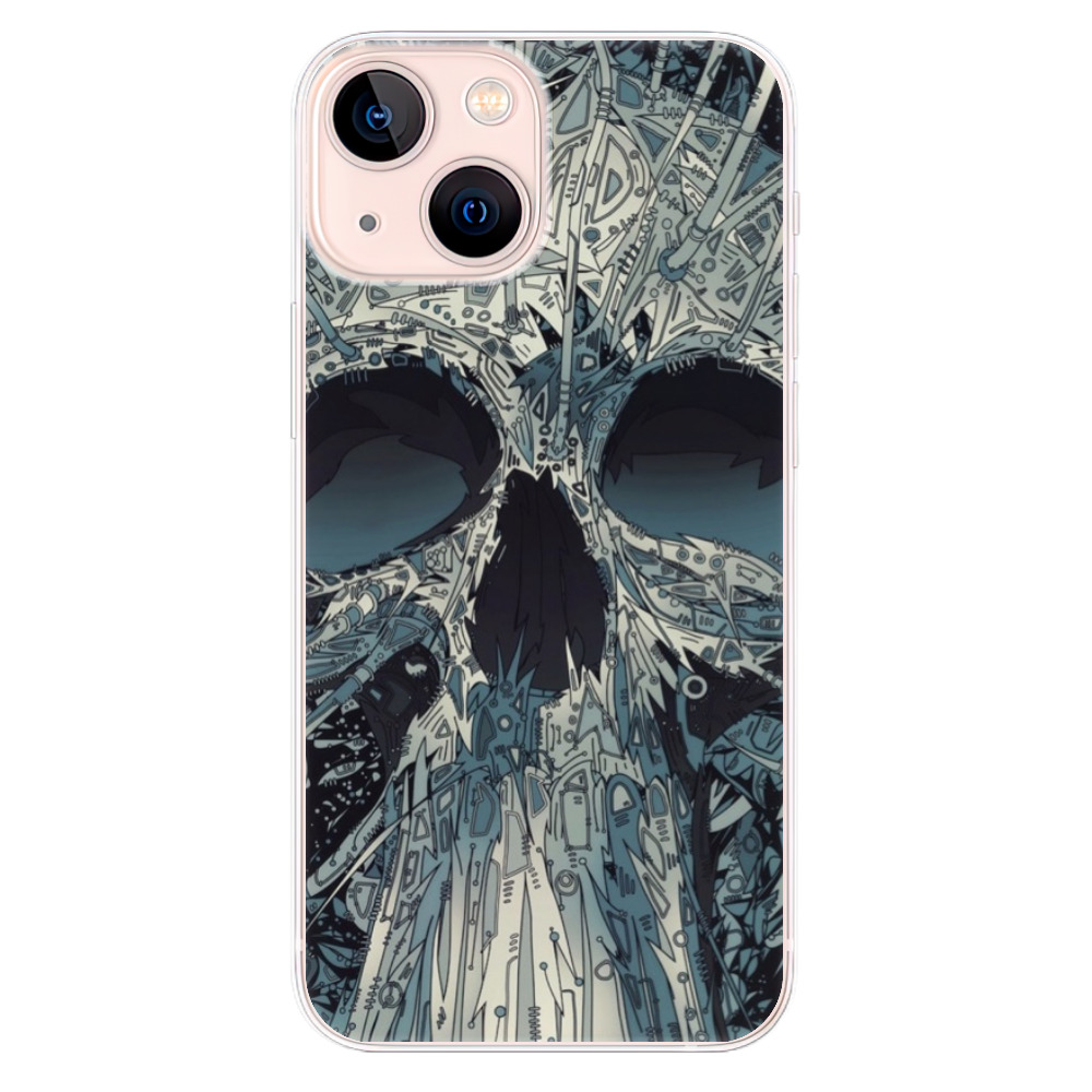 Odolné silikonové pouzdro iSaprio - Abstract Skull na mobil Apple iPhone 13 Mini (Odolný silikonový kryt, obal, pouzdro iSaprio - Abstract Skull na mobilní telefon Apple iPhone 13 Mini)