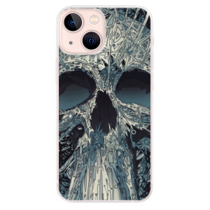 Odolné silikonové pouzdro iSaprio - Abstract Skull na mobil Apple iPhone 13 Mini