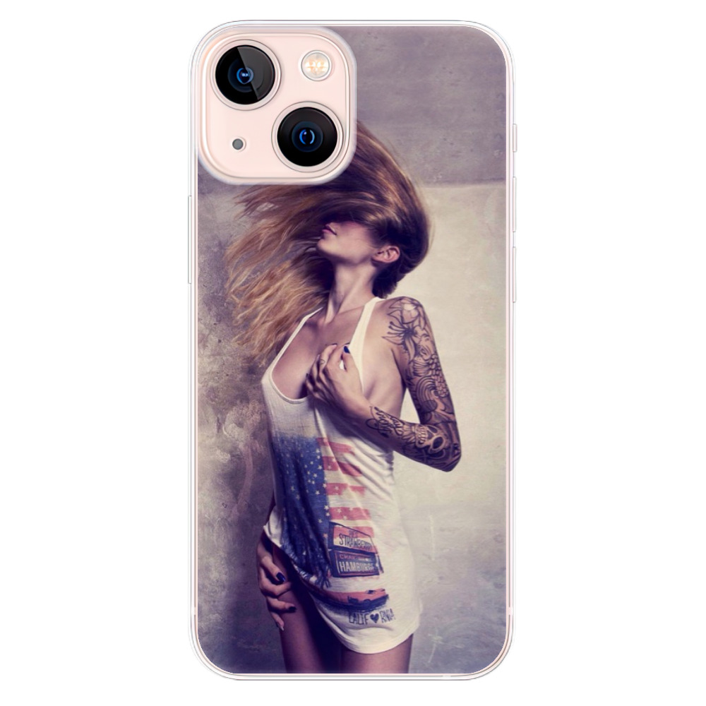 Odolné silikonové pouzdro iSaprio - Girl 01 - iPhone 13 mini