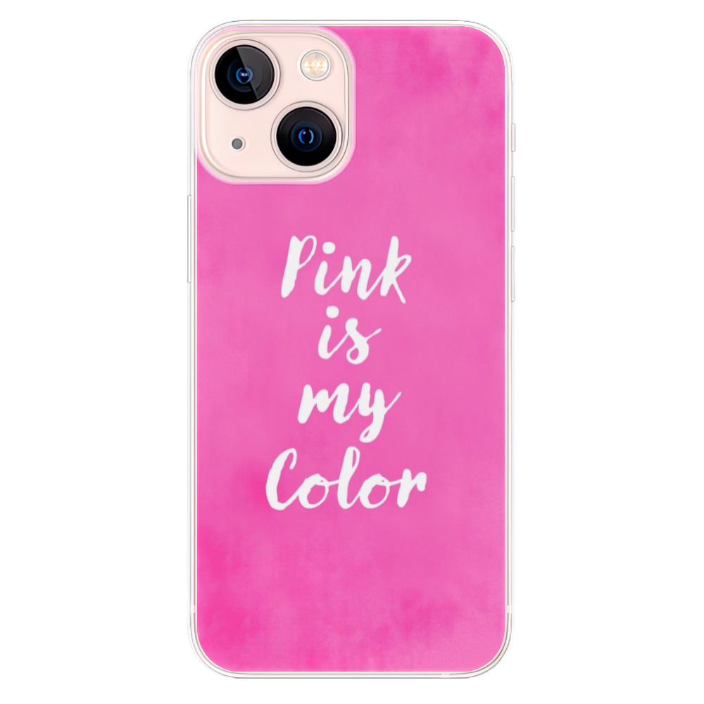 Odolné silikonové pouzdro iSaprio - Pink is my color na mobil Apple iPhone 13 Mini (Odolný silikonový kryt, obal, pouzdro iSaprio - Pink is my color na mobilní telefon Apple iPhone 13 Mini)