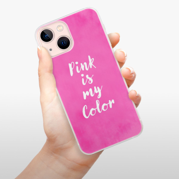 Silikonové pouzdro iSaprio - Apple iPhone 13 Mini - Pink is my color