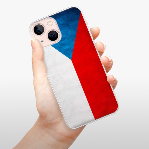 Silikonové pouzdro iSaprio - Apple iPhone 13 Mini - Czech Flag