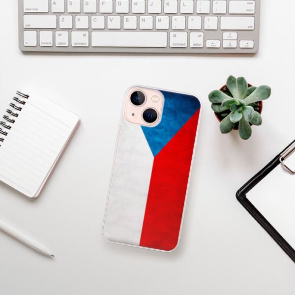 Silikonové pouzdro iSaprio - Apple iPhone 13 Mini - Czech Flag