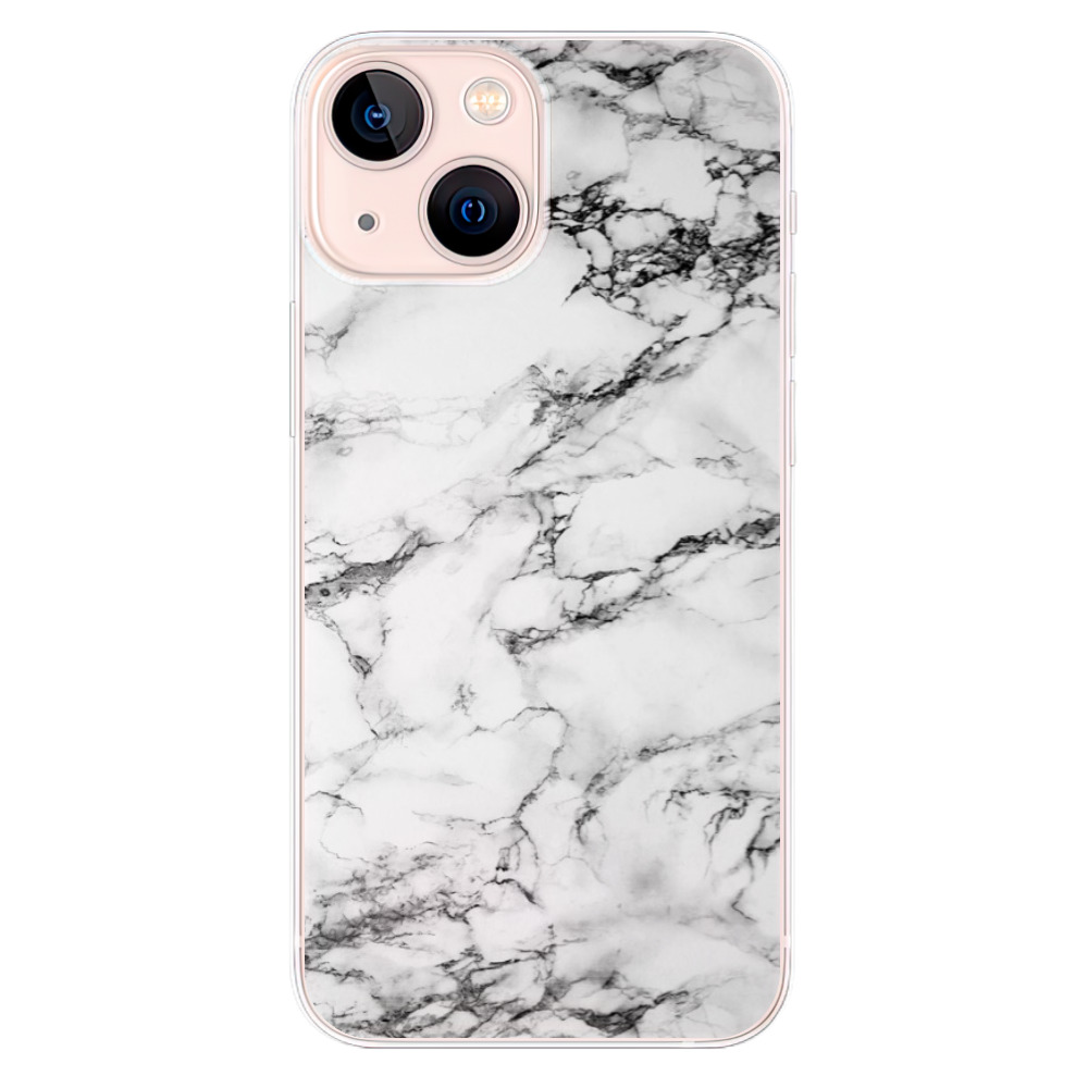 Odolné silikonové pouzdro iSaprio - White Marble 01 na mobil Apple iPhone 13 Mini (Odolný silikonový kryt, obal, pouzdro iSaprio - White Marble 01 na mobilní telefon Apple iPhone 13 Mini)