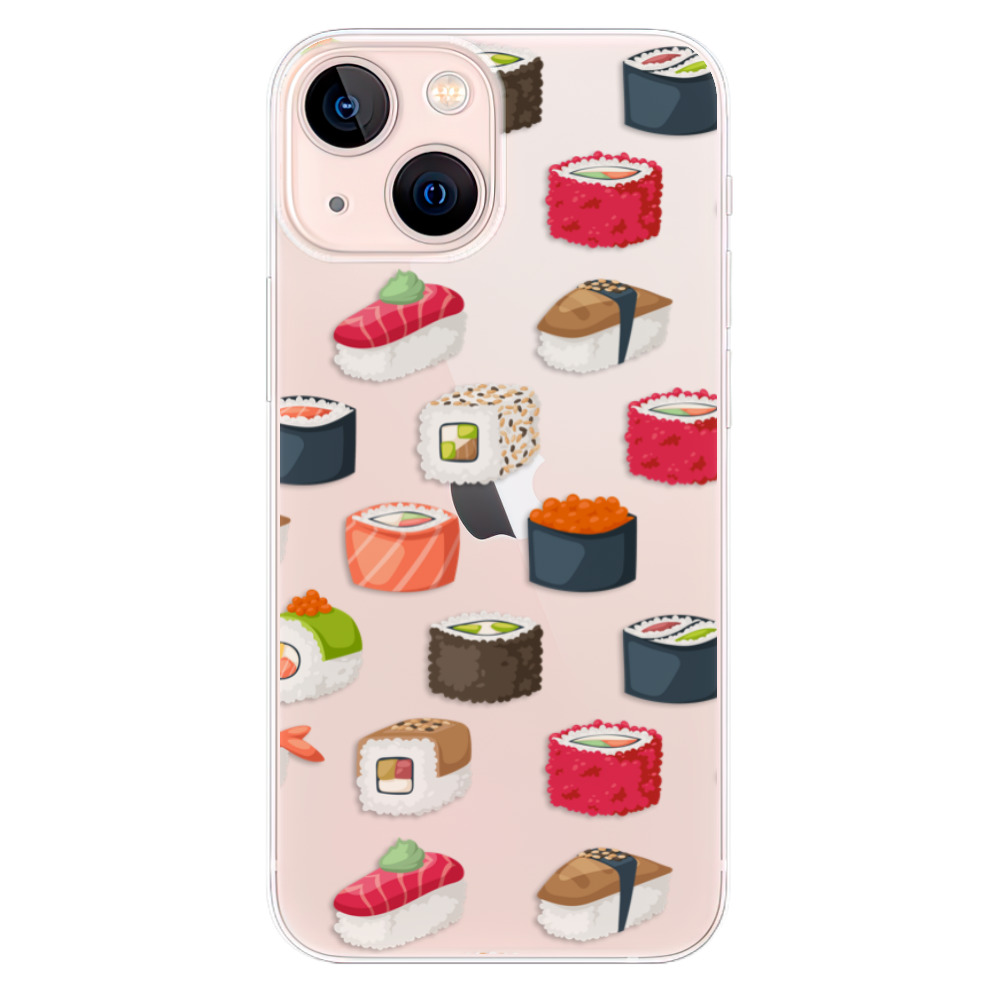 Odolné silikonové pouzdro iSaprio - Sushi Pattern - iPhone 13 mini
