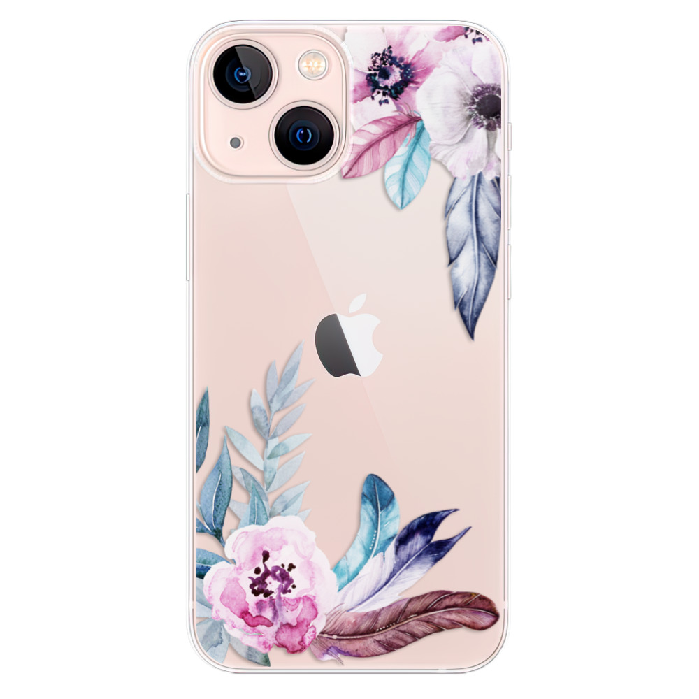 Odolné silikonové pouzdro iSaprio - Flower Pattern 04 na mobil Apple iPhone 13 Mini (Odolný silikonový kryt, obal, pouzdro iSaprio - Flower Pattern 04 na mobilní telefon Apple iPhone 13 Mini)