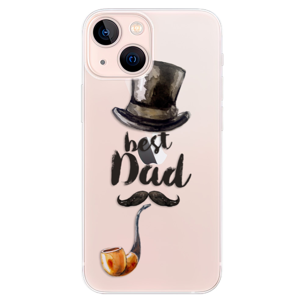 Odolné silikonové pouzdro iSaprio - Best Dad - iPhone 13 mini