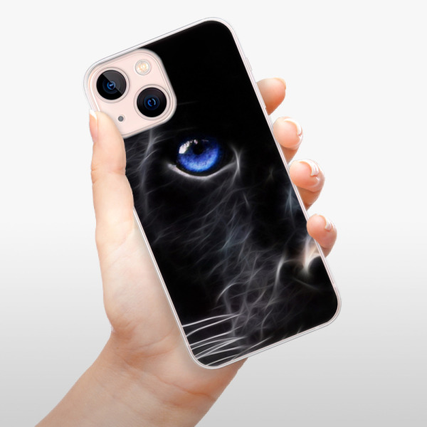 Silikonové pouzdro iSaprio - Apple iPhone 13 Mini - Black Puma