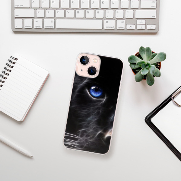 Silikonové pouzdro iSaprio - Apple iPhone 13 Mini - Black Puma