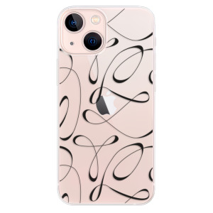 Silikonové pouzdro iSaprio - Apple iPhone 13 Mini - Fancy black