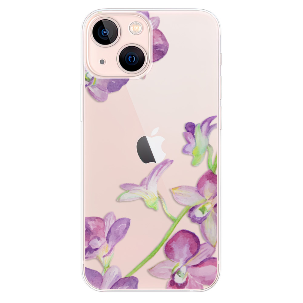 Odolné silikonové pouzdro iSaprio - Purple Orchid na mobil Apple iPhone 13 Mini (Odolný silikonový kryt, obal, pouzdro iSaprio - Purple Orchid na mobilní telefon Apple iPhone 13 Mini)