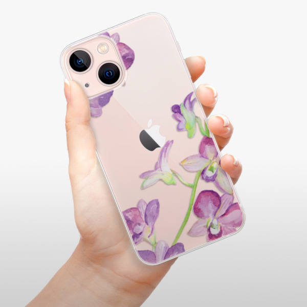 Silikonové pouzdro iSaprio - Apple iPhone 13 Mini - Purple Orchid