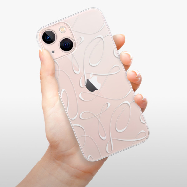 Silikonové pouzdro iSaprio - Apple iPhone 13 Mini - Fancy white