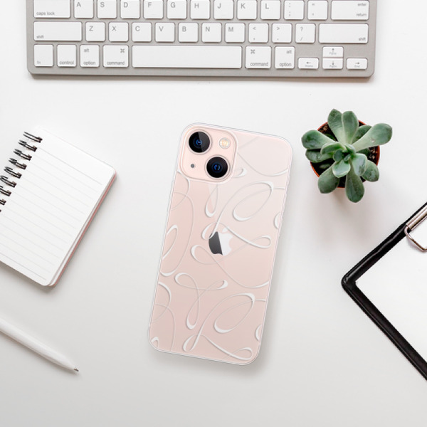 Silikonové pouzdro iSaprio - Apple iPhone 13 Mini - Fancy white