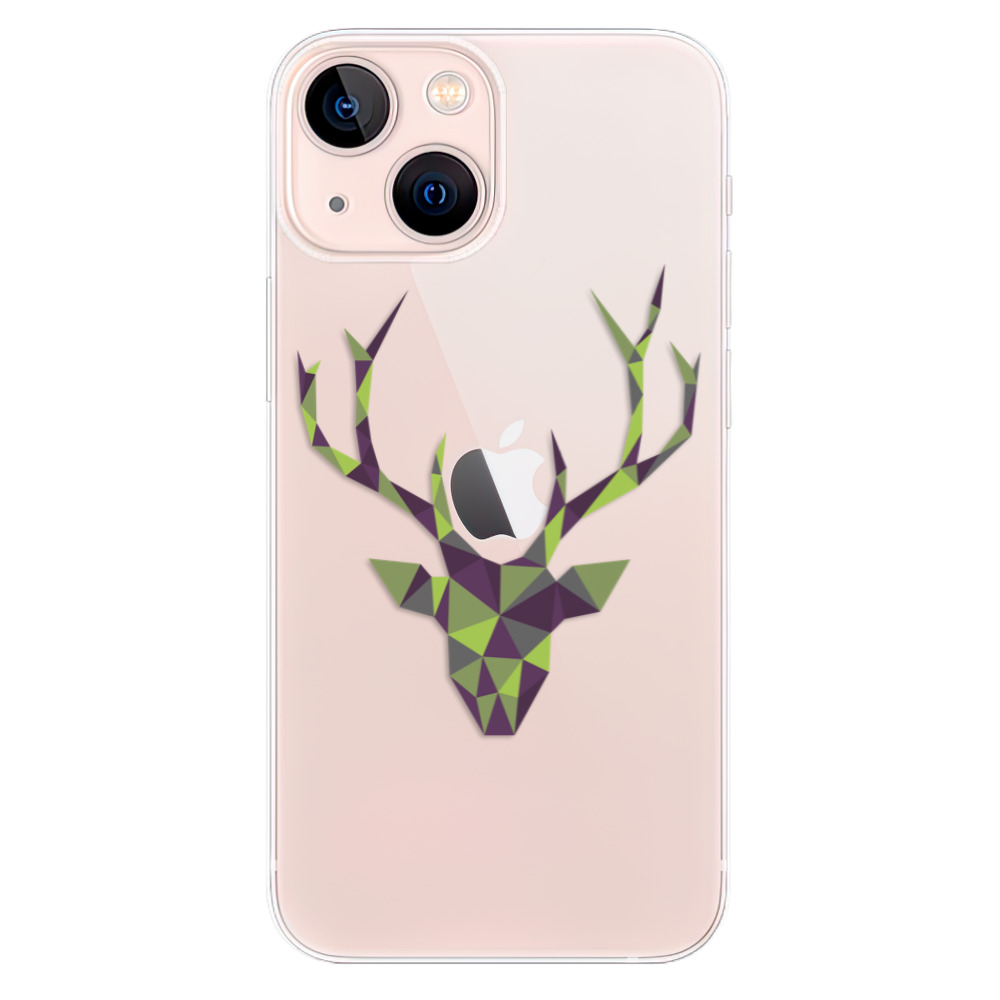 Odolné silikonové pouzdro iSaprio - Deer Green - iPhone 13 mini