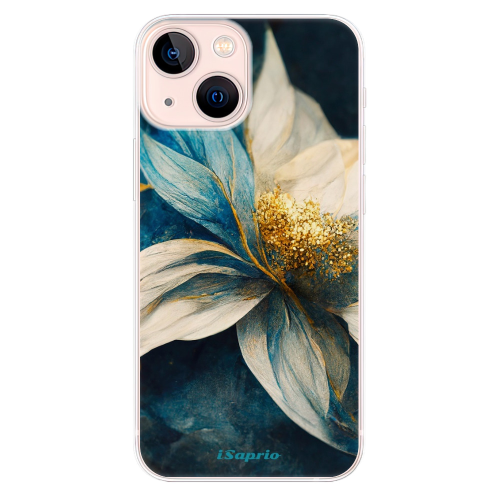 Odolné silikonové pouzdro iSaprio - Blue Petals - iPhone 13 mini