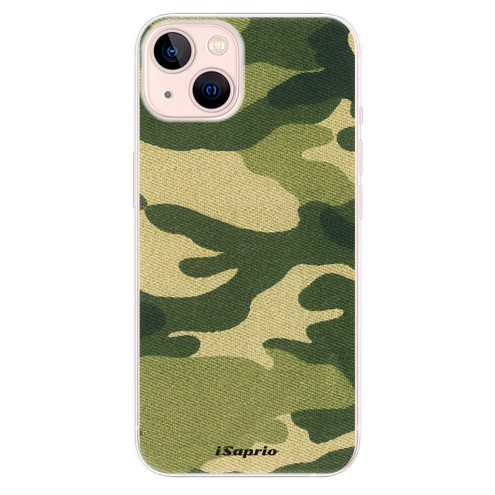 Odolné silikonové pouzdro iSaprio - Green Camuflage 01 - iPhone 13