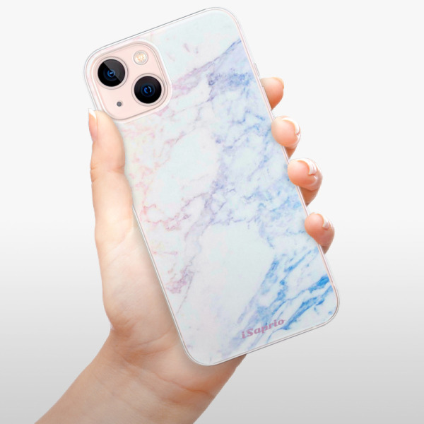 Silikonové pouzdro iSaprio - Apple iPhone 13 - Raibow Marble 10