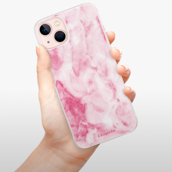 Silikonové pouzdro iSaprio - Apple iPhone 13 - RoseMarble 16