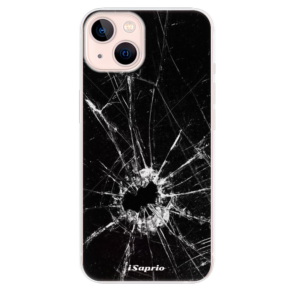 Odolné silikonové pouzdro iSaprio - Broken Glass 10 - iPhone 13
