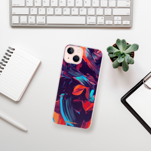 Silikonové pouzdro iSaprio - Apple iPhone 13 - Color Marble 19
