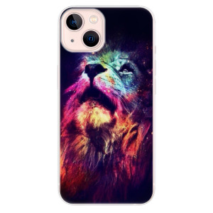 Silikonové pouzdro iSaprio - Apple iPhone 13 - Lion in Colors