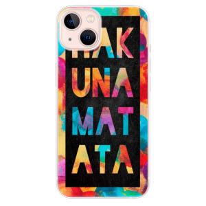 Silikonové pouzdro iSaprio - Apple iPhone 13 - Hakuna Matata 01